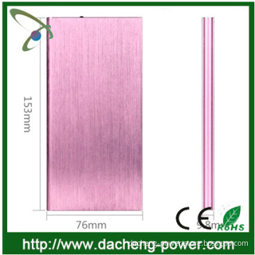 2014 Hotly Selling! Ultra slim portable power bank 12000 mAH with led light